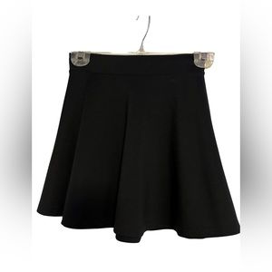 Black Stretch Flair Skirt